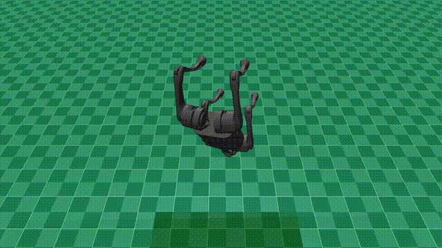 Omnidirectional Quadrupedal Landing Control